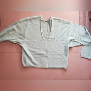 (nwot) Free People Solitaire Cashmere V neck Sweater